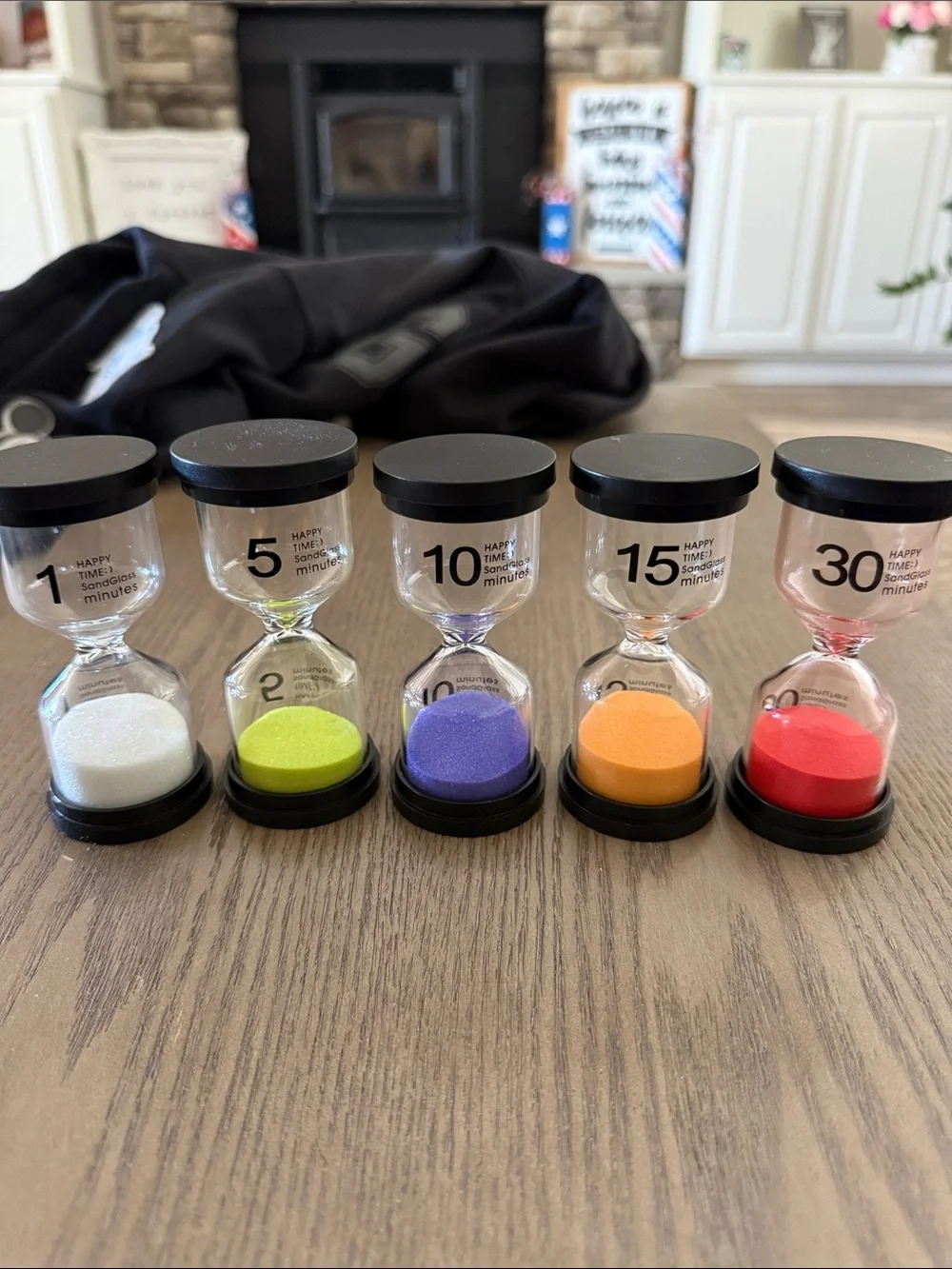 Set of 5 Sand Timers